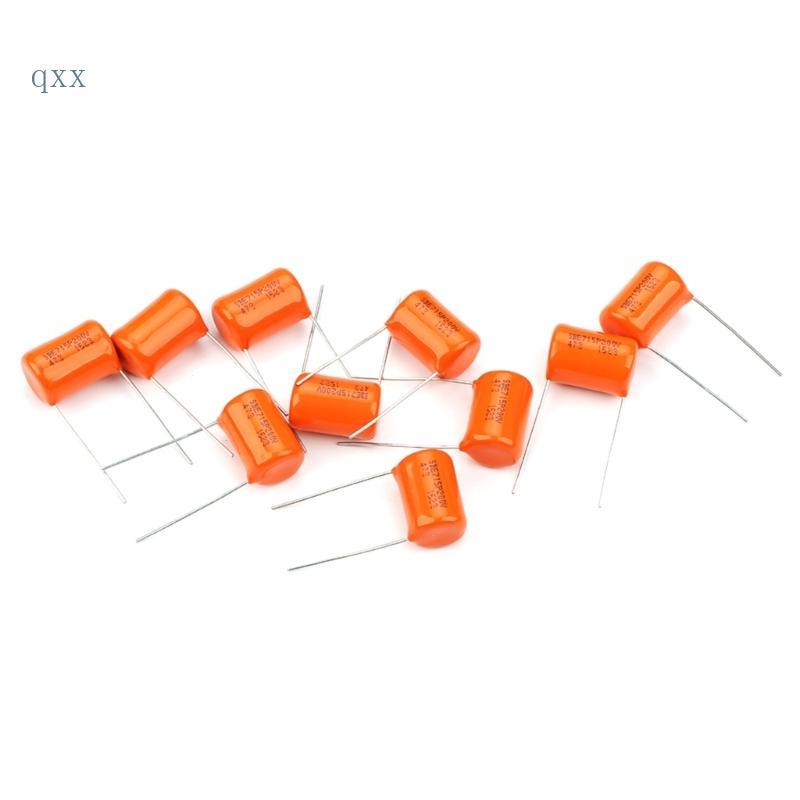 CH* 10 ชิ้น Orange Drop Capacitors Tone Caps กีตาร์ Tone Capacitor 200V715P 047uf