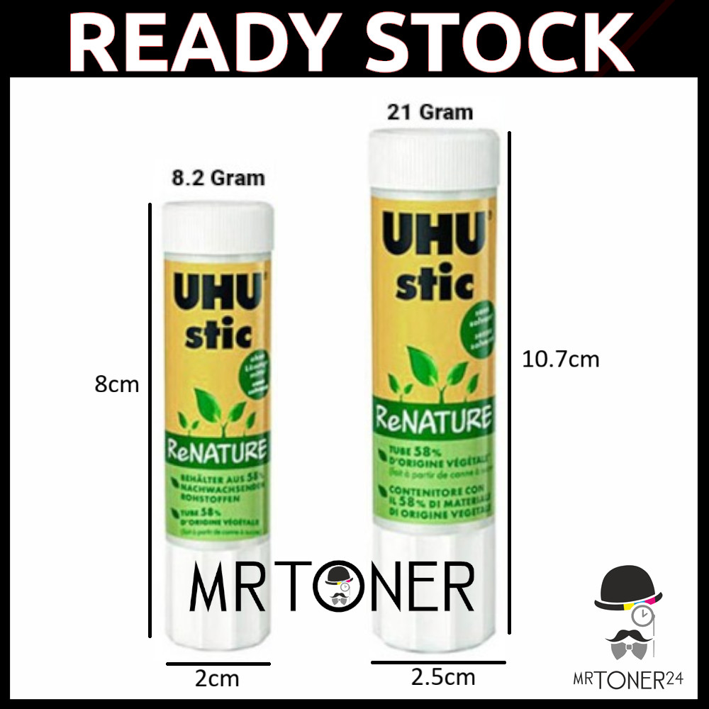 UHU กาวแท่ง Gam Pelekat / Gum UHU / กาวกาว / Gam UHU / Gam Sekolah 8.2G / 21G