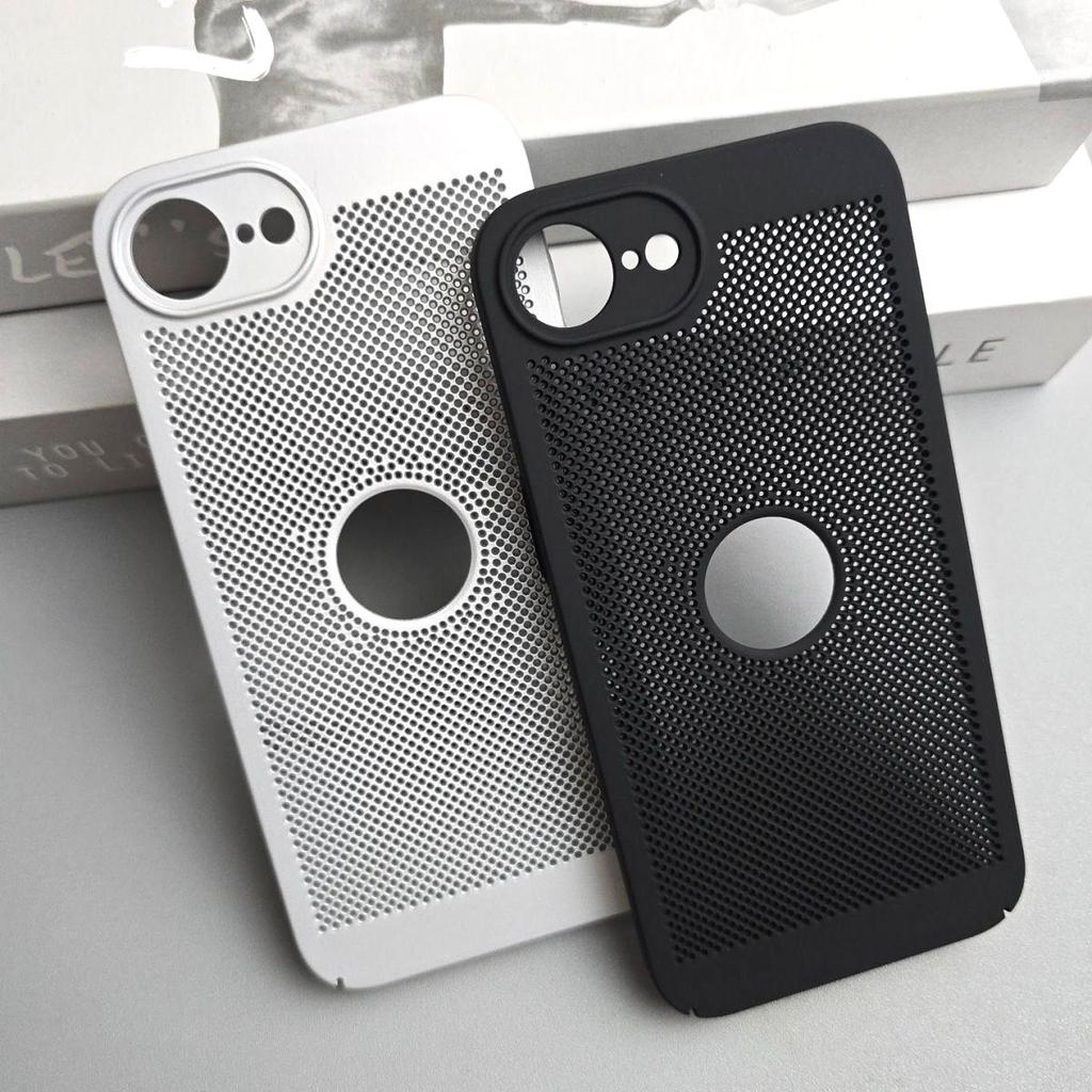เคสมินิมอลกระจายความร้อนบางเฉียบสําหรับ iPhone 16E SE 4 Matte Honeycomb เคสโทรศัพท์มือถือระบายอากาศ