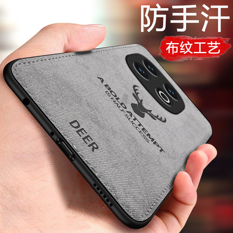 เหมาะสําหรับ iqoo13 เคสโทรศัพท์ vivoiqoo13pro เคสป้องกันรูปแบบใหม่รูปแบบผ้าเลนส์รวมทุกอย่าง Shock-Re