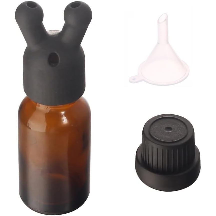 Scent bottle sniffing cap, leak-proof essential oil inhaler cap, double/single sole essential oil in