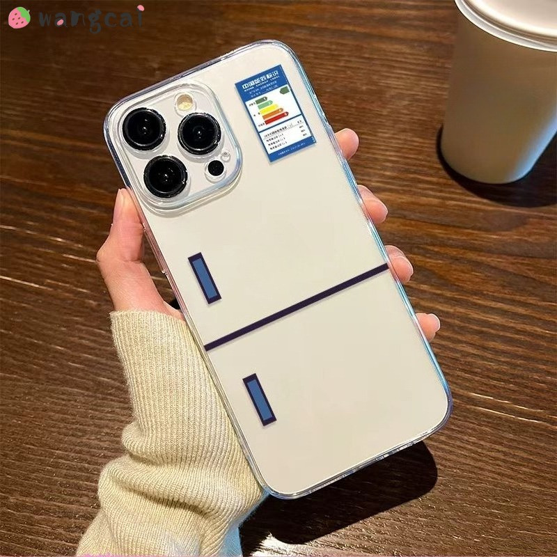 ใช้งานร่วมกับไม่มีอะไรโทรศัพท์ 3 3A Pro 2 2A Plus 1 CMF 1 5G 4G เคสโทรศัพท์ Simple Creative ตู้เย็นโปร่งใสปลอกอ่อนกรณีฝาครอบ