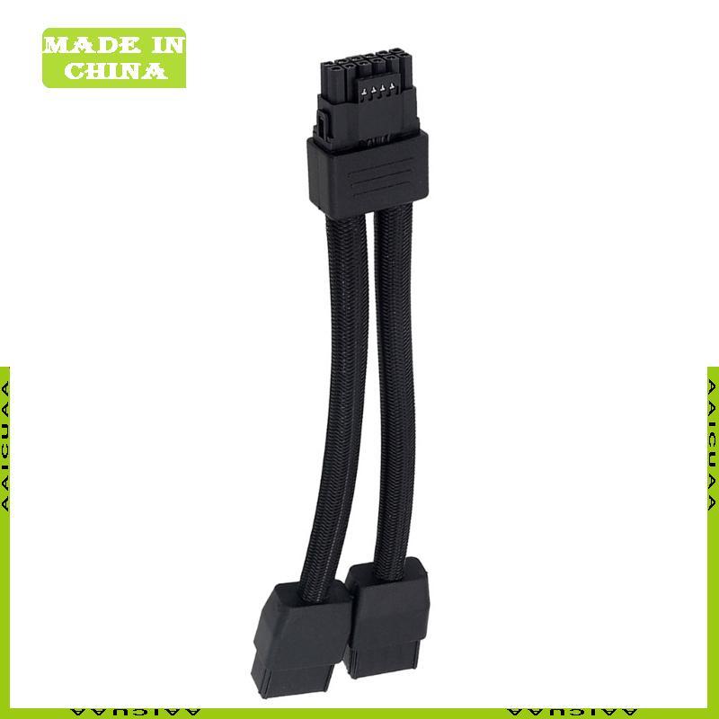 AA 2x8PIN ถึง 16PIN GPU สายไฟสําหรับ 3090Ti 4070Ti 4080 4090