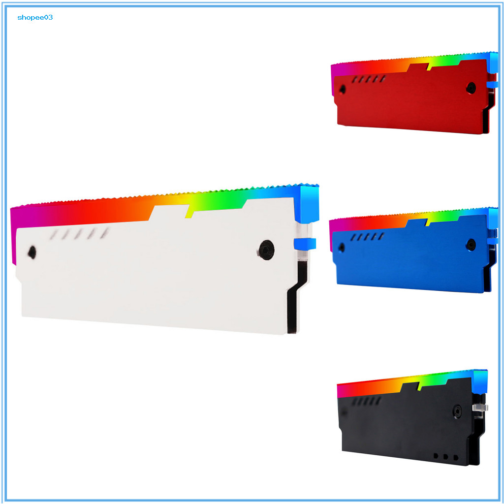 [Ky] 5/12V RGB Backlight คอมพิวเตอร์ RAM Memory Bar หม้อน้ําระบายความร้อนสําหรับ DDR3/DDR4
