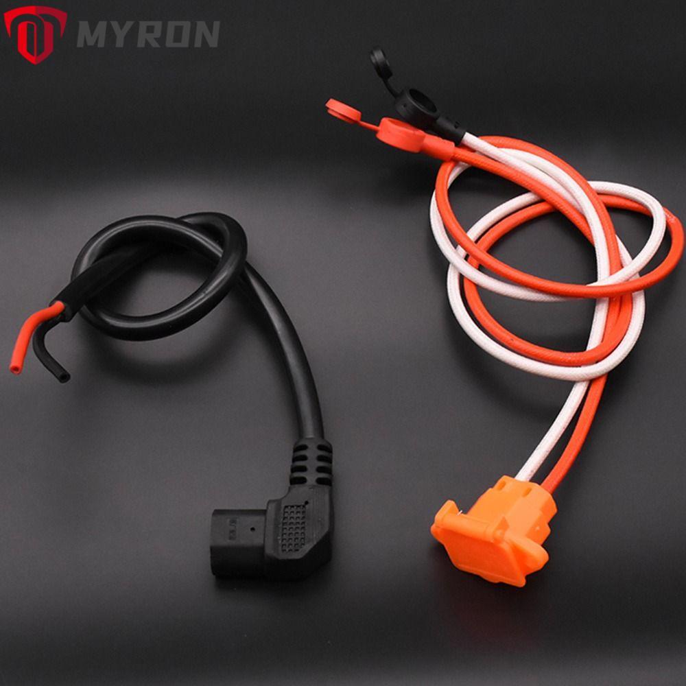 MYRON ปลั๊กขั้วต่อแบตเตอรี่ E-bike สําหรับอุปกรณ์เสริมรถยนต์ไฟฟ้า 48V พร้อมสาย 12AWG