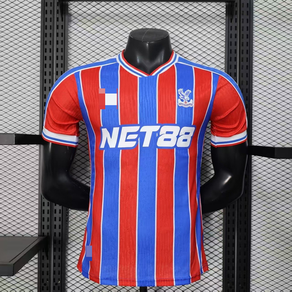 เสื้อฟุتบอลCrystal Palace FC รุ่นผู้เล่น สำหรับฤดูกาล 2025-26 - ปรับแต่งชื่อและหมายเลข คุณภาพสูง