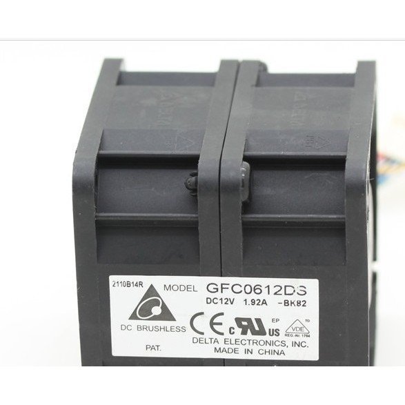 6056 ความเร็วสูง Delta DELTA1.92A 12V พัดลม ความรุนแรงซุปเปอร์ชาร์จ 6CMGFC0612DS 9Z1R