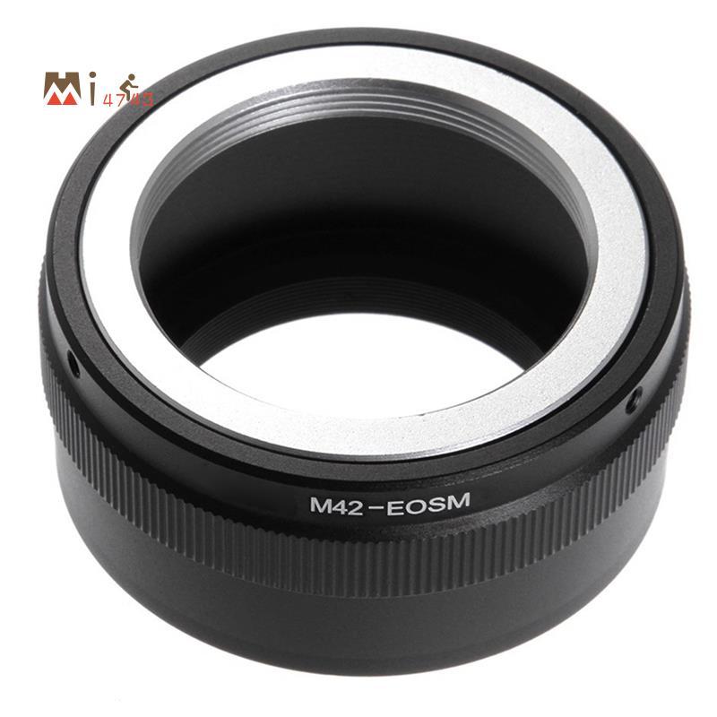 Mi4743 อะแดปเตอร์แหวน M42-EOSM สําหรับ M EF-M M2 M3 M5 M5II M6 M10 M50 M50II M100 กล้อง M42 42 มม.เล