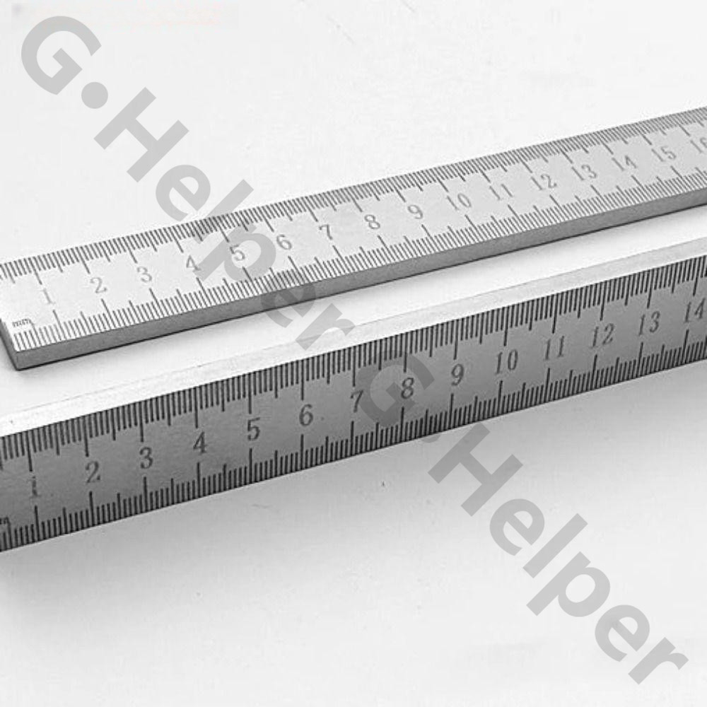 ไม้บรรทัดสแตนเลส หนากันสนิมปลอม Stick ไม้บรรทัดแบบพกพา 53 ซม.Dual-Scale อุปกรณ์การสอนเครื่องมือวัด Office