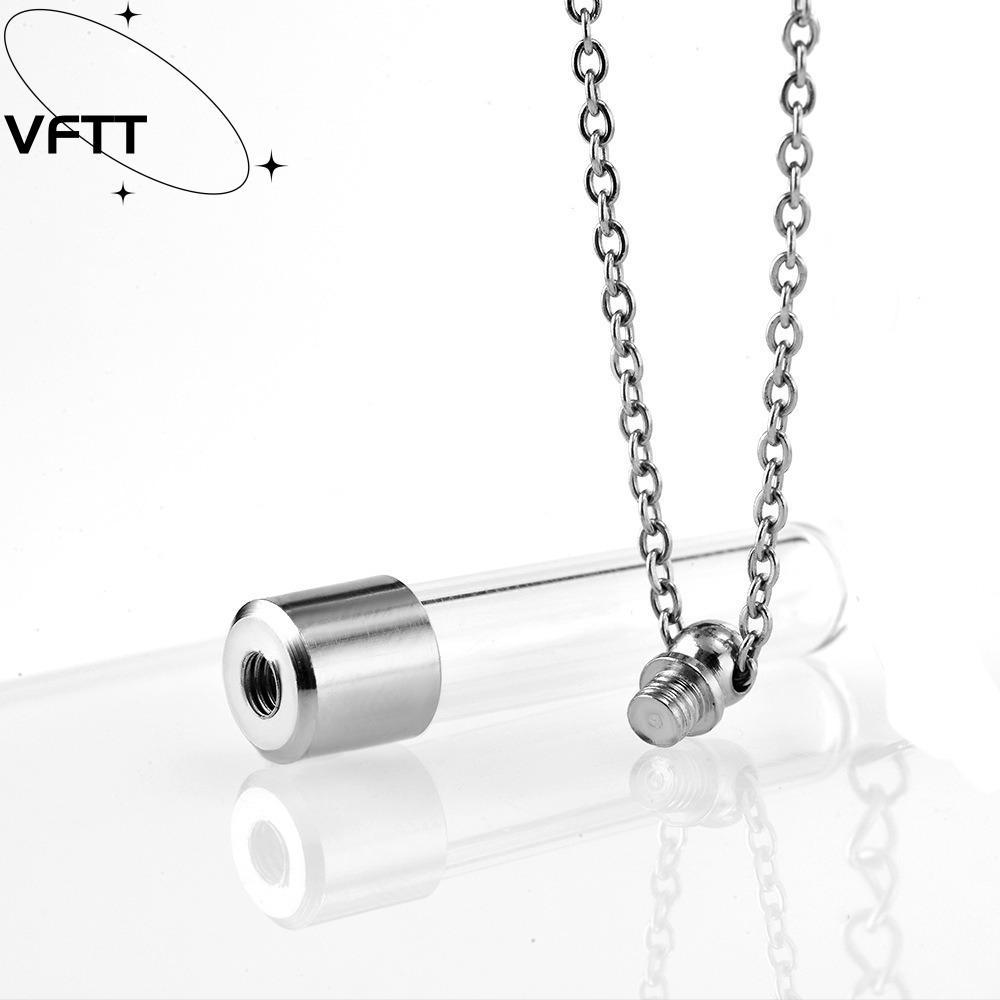 ขวดใส่ขี้เถ้าแบบเติมได้ พร้อมสร้อยคอยอดนิยม และโซ่ DIY เพื่อเป็นของที่ระลึก