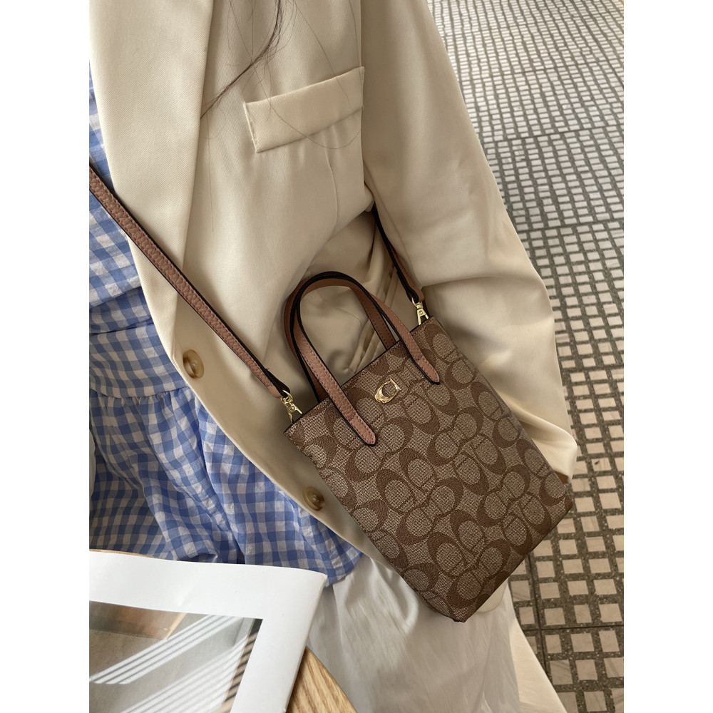 กระเป๋าไหล่ 여성 สำหรับใส่โทรศัพท์มือถือขนาดเล็ก แบบเบาและกะทัดรัด