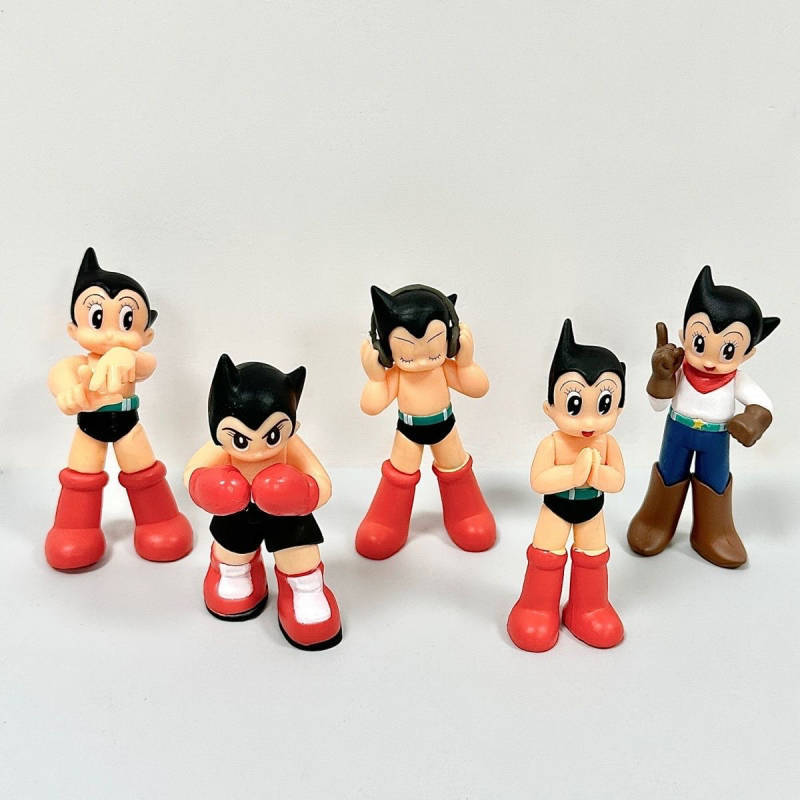 Iron Arm Astro Boy All 5 Models Capsule Toy Garage Kits Model Furnishing Articles Doll Fashion Toy G