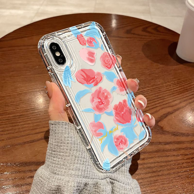 สำหรับ for iPhone 16 11 13 17 14 15 12 Pro Max 6S 7 8 Plus X XR XS MAX SE2020 เคสนิ่มใสถุงลมนิรภัยกันกระแทกการ์ตูนน่ารัก - รูปที่ 2