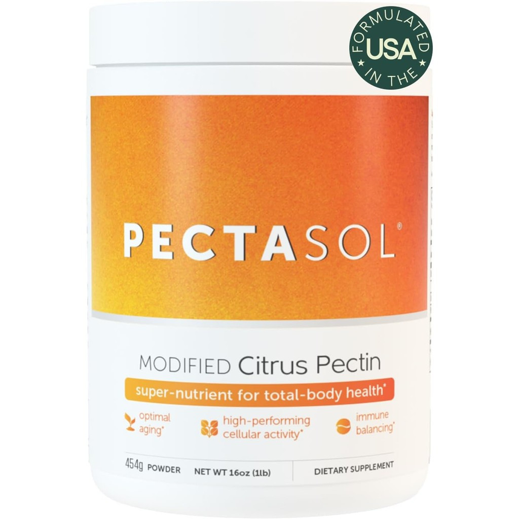 PectaSol Modified Citrus Pectin – 454g Powder – อาหารเสริมสุขภาพร่างกายรวมเพื่อรองรับหัวใจ, ระบบภูมิ