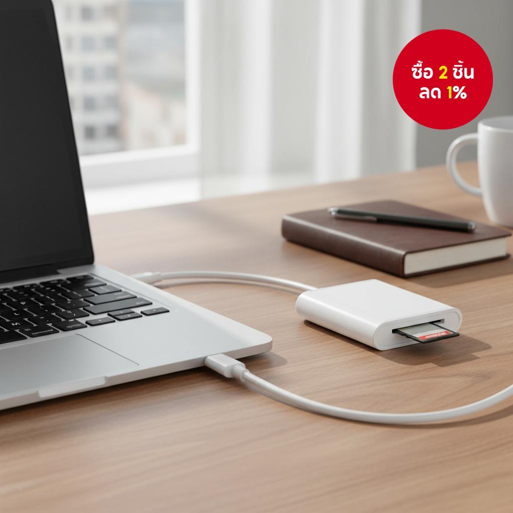 เครื่องอ่านการ์ด SD Type-C ความเร็วสูงสําหรับ iPhone 16 Pro Plus Max อะแดปเตอร์ OTG สําหรับ Android