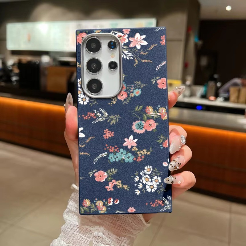 สําหรับ Samsung Galaxy A53 A33 A23 M13 M23 A52 A52S A32 M32 A22 M22 A15 A14 A13 ปลอก Simple Feel Retro ดอกไม้นุ่มเคสโทรศัพท์ฝาครอบ ราคา ถูกที่สุด ดีลบีเคเค แกลเลอรีภาพที่ 4