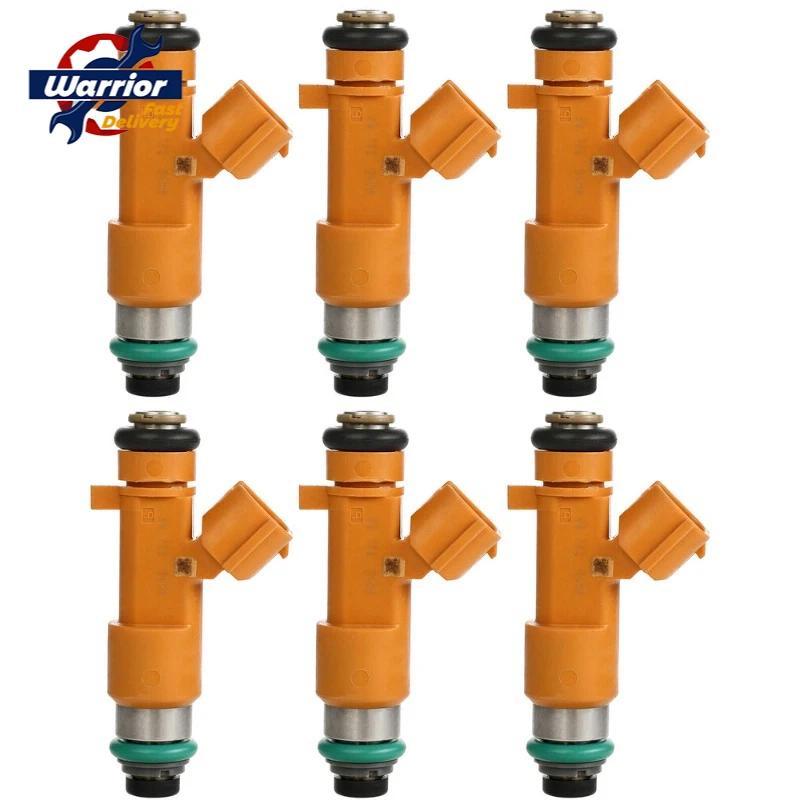 6pcs หัวฉีดน้ํามันเชื้อเพลิงหัวฉีดสําหรับ Nissan 370Z Infiniti EX37 FX37 G37 M37 Q40 Q60 Q70 QX50 QX