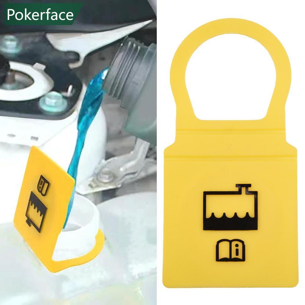 POKERFACE ฝาถังอ่างเก็บน้ําน้ําหล่อเย็นหม้อน้ํารถยนต์ 55111074AA Yellow สําหรับ JEEP CHEOKEE GRAND L