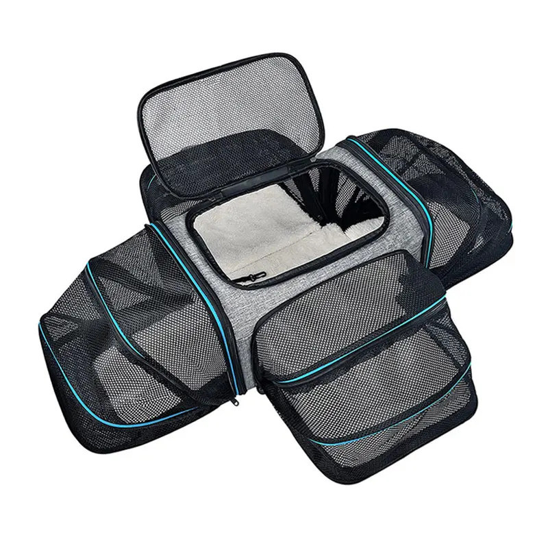 [HOT]การคัดเลือกยอดนิยม Pet Outing แบบพกพาแมวสุนัขกระเป๋าถือ Breathable Carrier Travel Puppy กระเป๋าสะพายลูกแมวสัตว์เลี้ยงกระเป๋าถือ