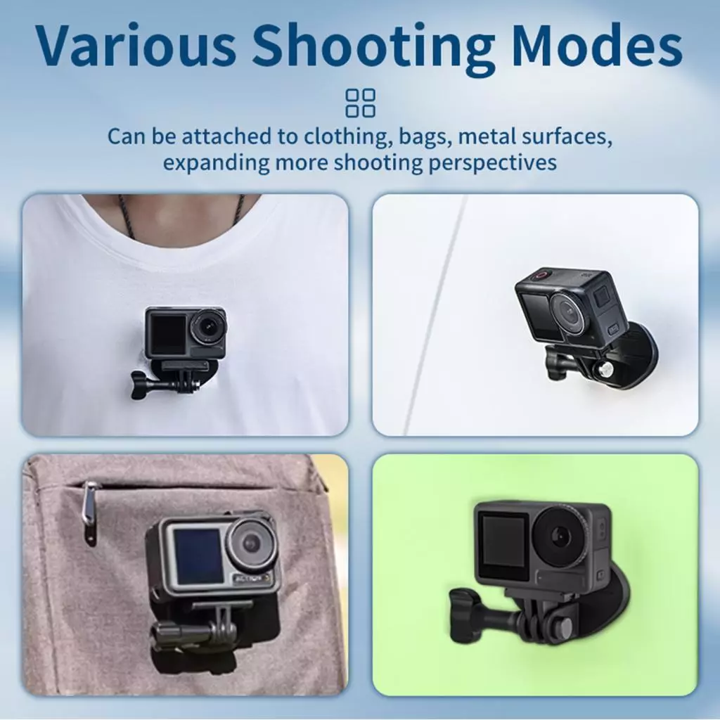 STARTRC สายคล้องคอแม่เหล็ก กล้อง Action สำหรับ GoPro 12/11/10 DJI Action 4 Insta360 X4/X3/Ace Pro thumbnail 10