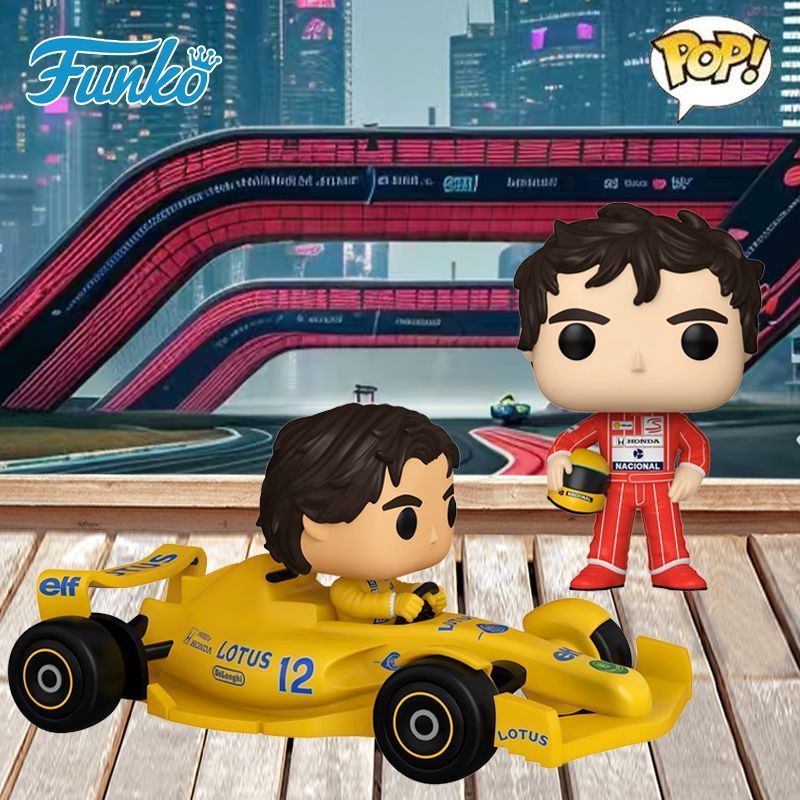 คลังสินค้าพร้อม Funko POP F1 รถแข่ง McLaren Rodas Elton Seine Riding Deluxe Edition ชุดตกแต่ง p