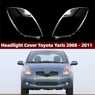 ฝาครอบเลนส์ไฟหน้าสําหรับยาริส 2008 2009 2010 2011 เลนส์แสงด้…