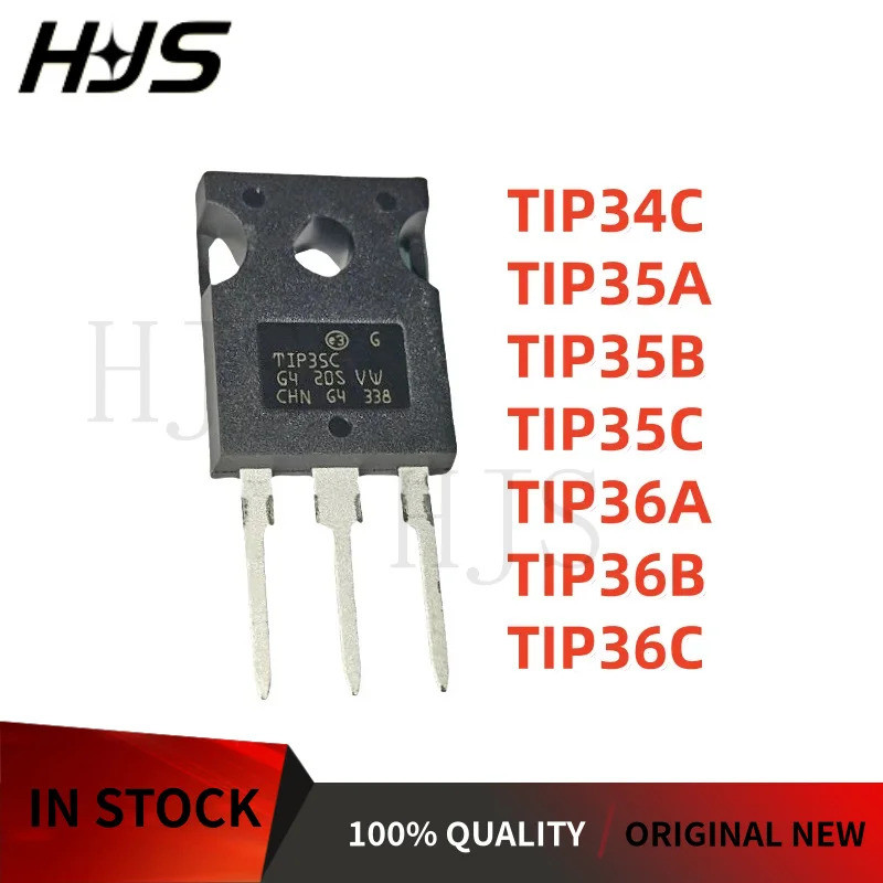 5PCS TIP35A TIP36C TIP36B TIP35C TIP35B TIP34C TIP36A TO-247 MOSFET Field effect หลอด