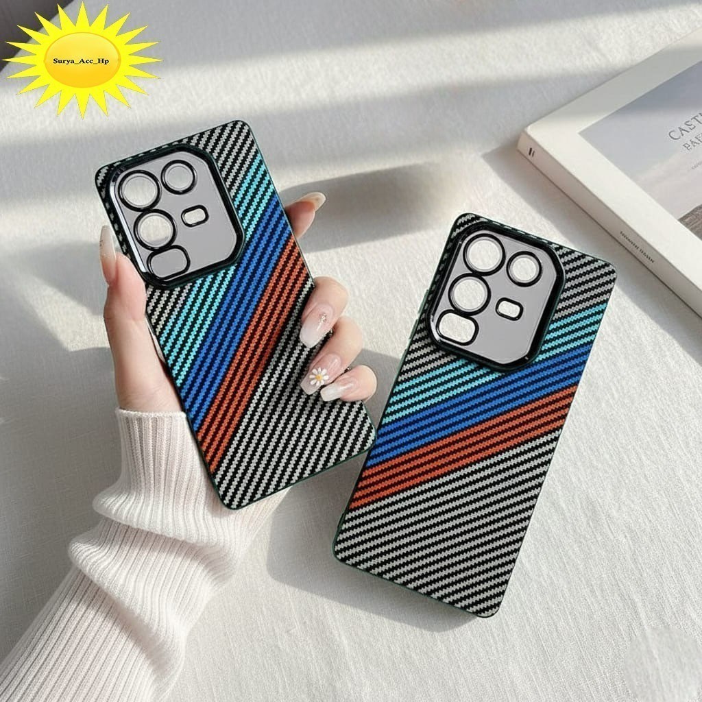 Hybrid Stripe เส้นใยเรขาคณิตสําหรับ Xiaomi Redmi 10 10a 10 Prime 11a 12 12c 13 13c 14c 9 9a 9 Prime 