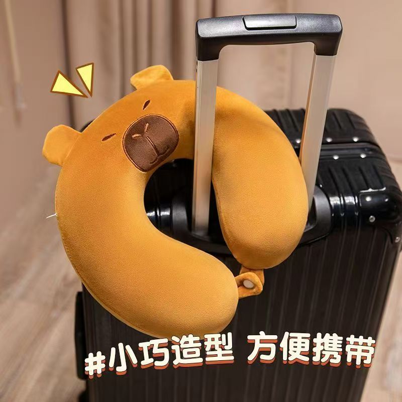 หมอนรองคอ U Shape น่ารัก หมอนรองคอ U Shape หมอนขนสัตว์นุ่ม หมอนท่องเที่ยว หมอนนั่งเครื่องบิน หมอนนั่