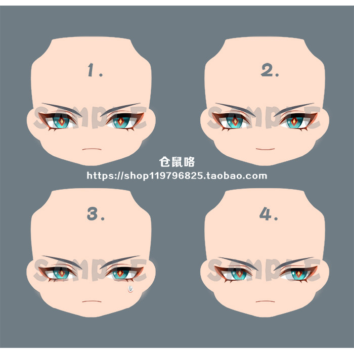 [หน้าเปลี่ยน] Yuanshen El Heisen Heige GSC Nendoroid Water Face ผลิตภัณฑ์สําเร็จรูป ob11 ob22