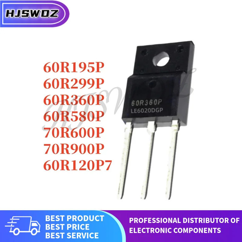 5PCS MMF60R195P MMF60R299P MMF60R360P MMF70R900P MMF60R580P MMF70R600P MMF60R120P7 TO-220F สนามผลทรา