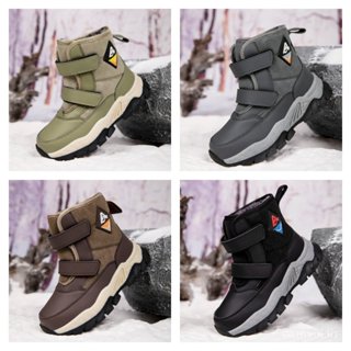 กีฬากลางแจ้งฤดูหนาวเด็กหิมะรองเท้ากรงเล็บเหล็กรองเท้าผ้าฝ้าย…