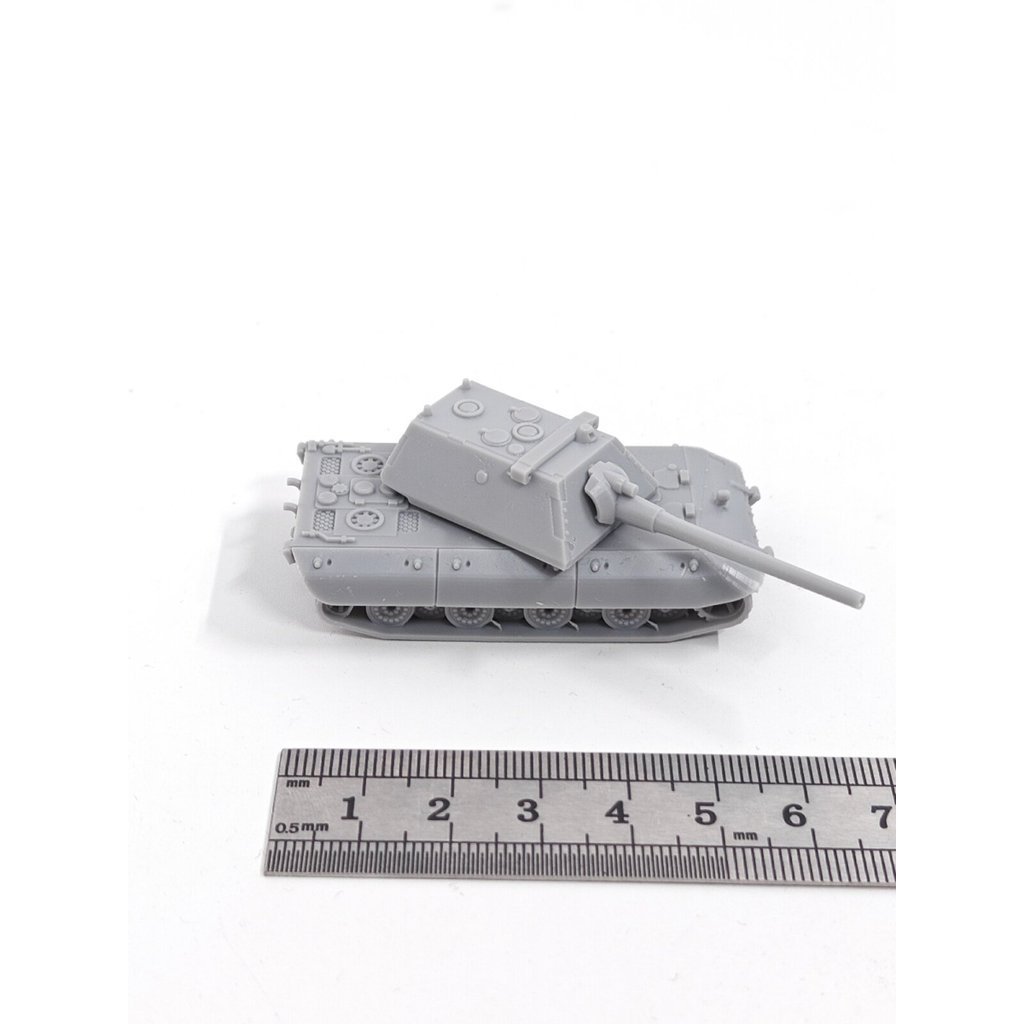 1/144 Scale E100 Heavy Duty Tank (Kruber Turret) 3D Printing Scale รุ่น DT03