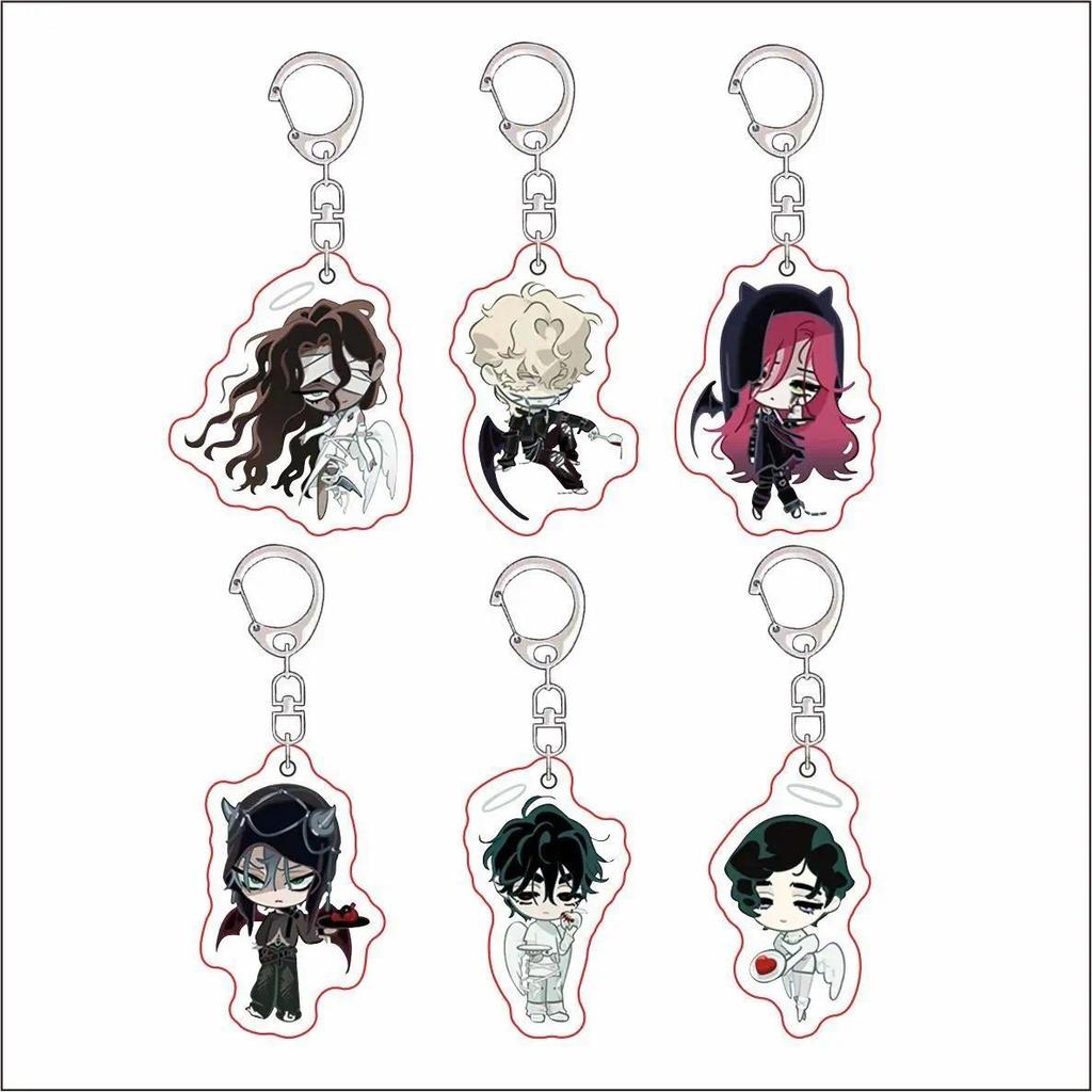 อะนิเมะ Alien Stage พวงกุญแจ Chibis สําหรับผู้หญิงอุปกรณ์เสริมกระเป๋า Luka Ivan Till Mizi Hyuna Suai