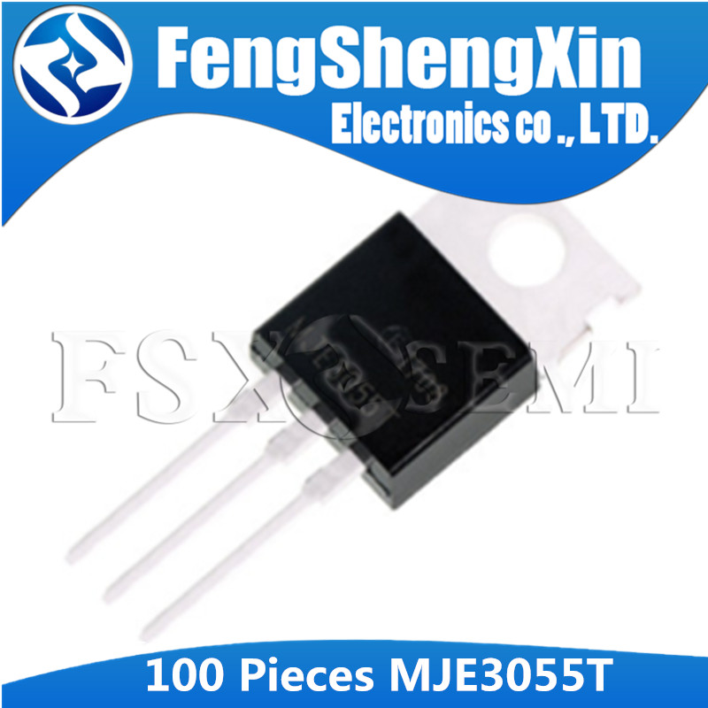 100 ชิ้น/ล็อต MJE3055T MJE3055 TO-220 NPN Power ทรานซิสเตอร์
