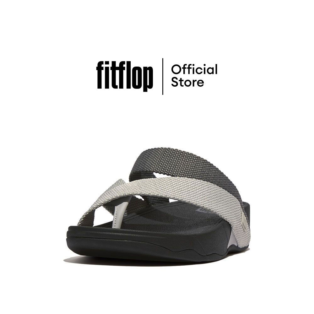 FITFLOP COMM-SLING WEAVE TOE-THONGS รองเท้าแตะแบบหูหนีบผู้ชาย รุ่น AP9-A54 สี GREY
