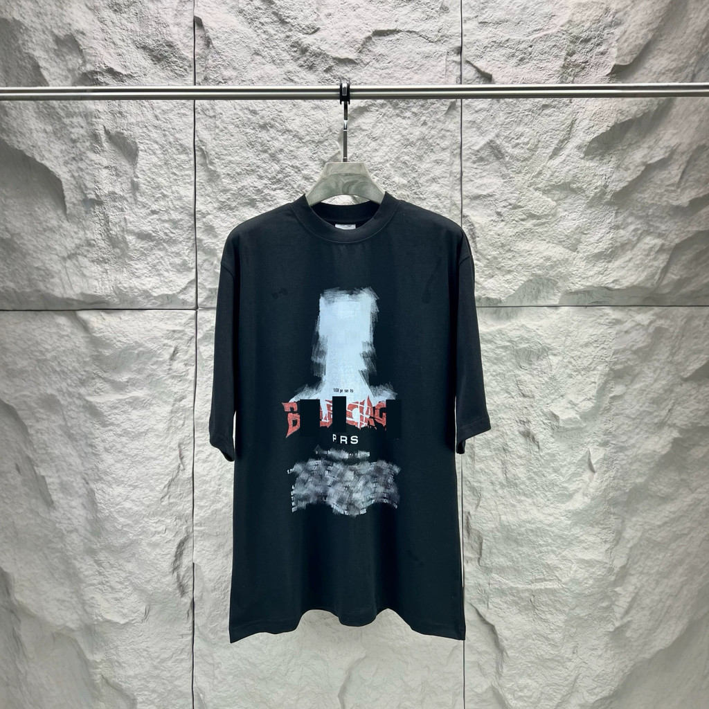 MYPZ BB-LCG * ฤดูใบไม้ผลิฤดูร้อนสไตล์ใหม่ Gods Gate พิมพ์แฟชั่นรอบคอแขนสั้นเสื้อยืด