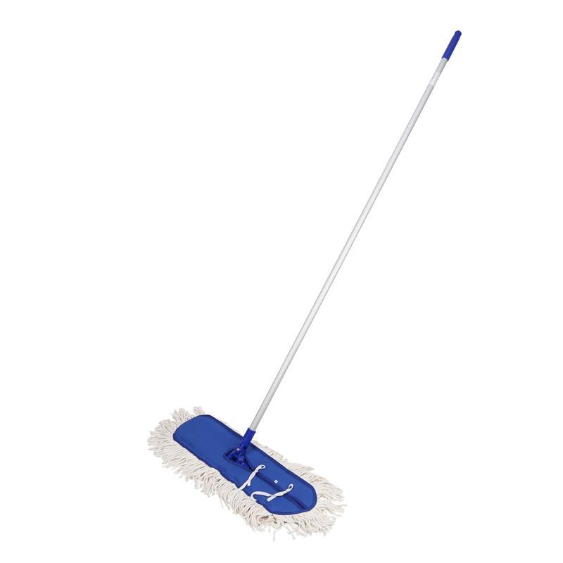 ม็อบดันฝุ่น 30 นิ้วด้ามอลูมิเนียมผ้าสีขาว NCL DM-30W-01