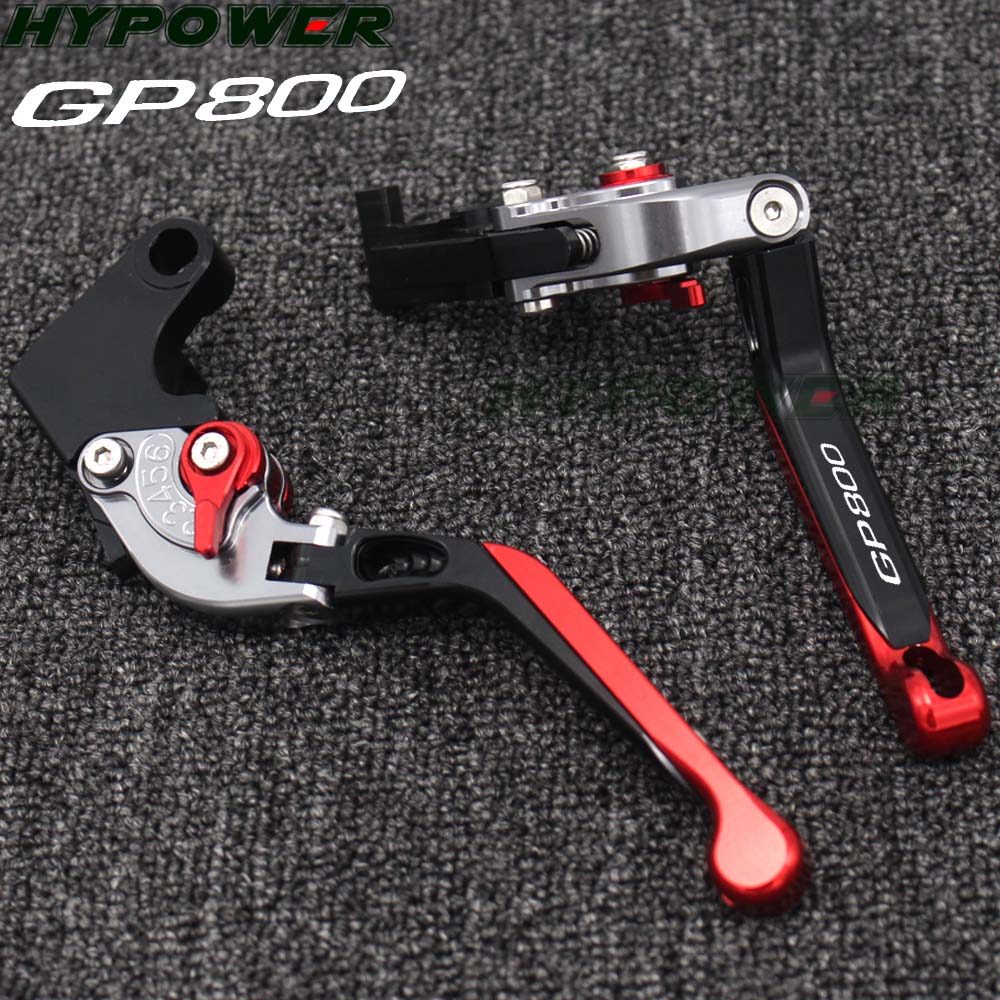 16 สี CNC ปรับพับขยายได้รถจักรยานยนต์คลัทช์เบรคสําหรับ Gilera GP 800 GP800 2010-2012 2011