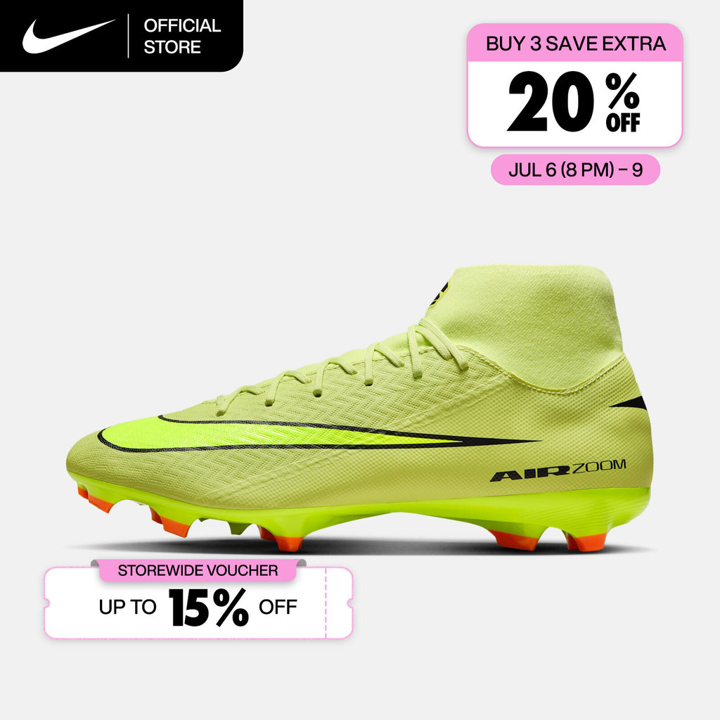 Nike Men's Mercurial Superfly 10 Academy Multi-Ground High-Top Soccer Cleats - Limelight [FQ1456-300]