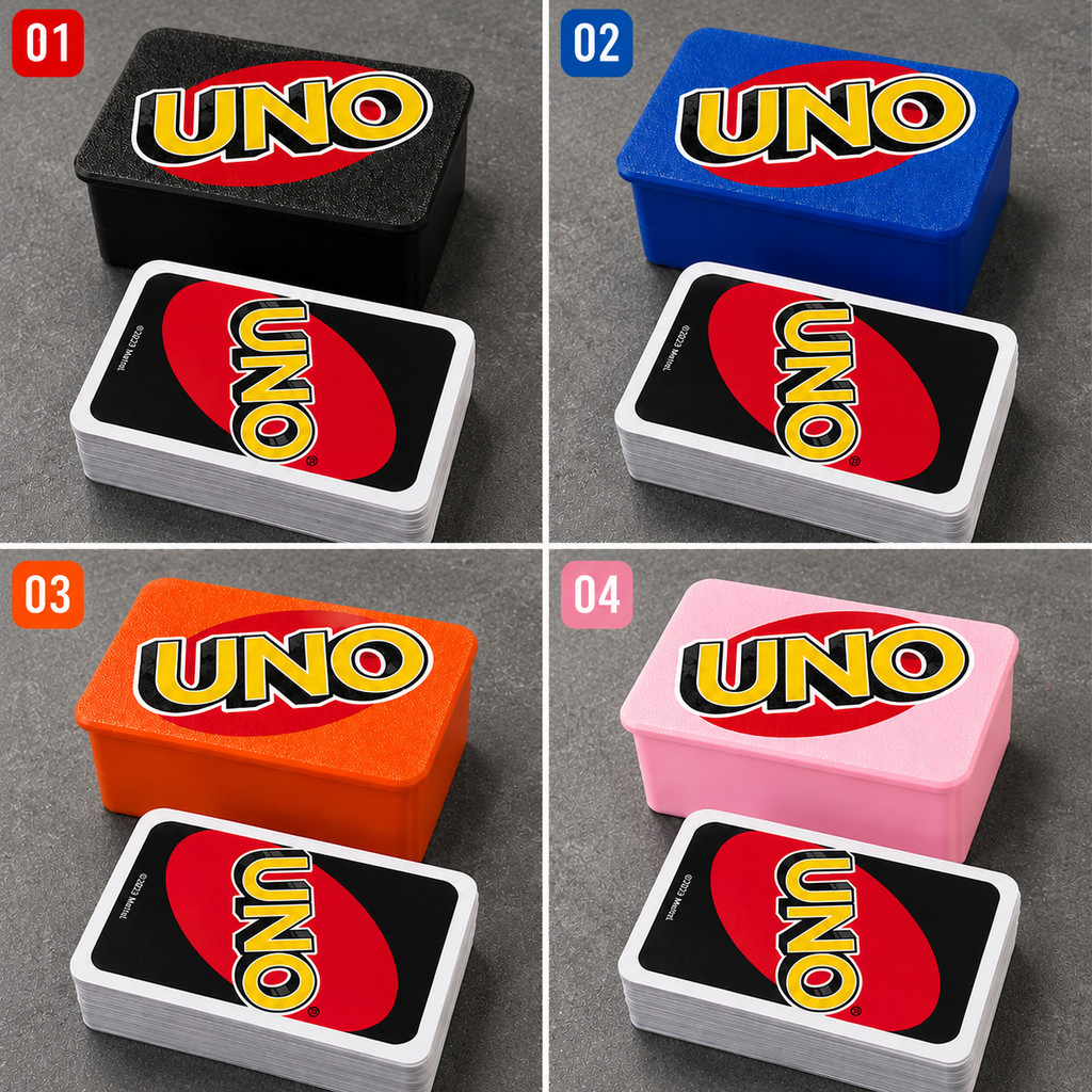 Uno classic box multicolor slide model card holder Case