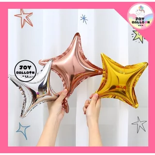 ลูกโป่งประกายดาว 10 นิ้ว (ชุดละ 2 ใบ) ลูกโป่งดาว ลูกโป่งประกาย Star Balloon ลูกโป่งฟอยล์ ลูกโป่งวันเกิด ลูกโป่งปีใหม่