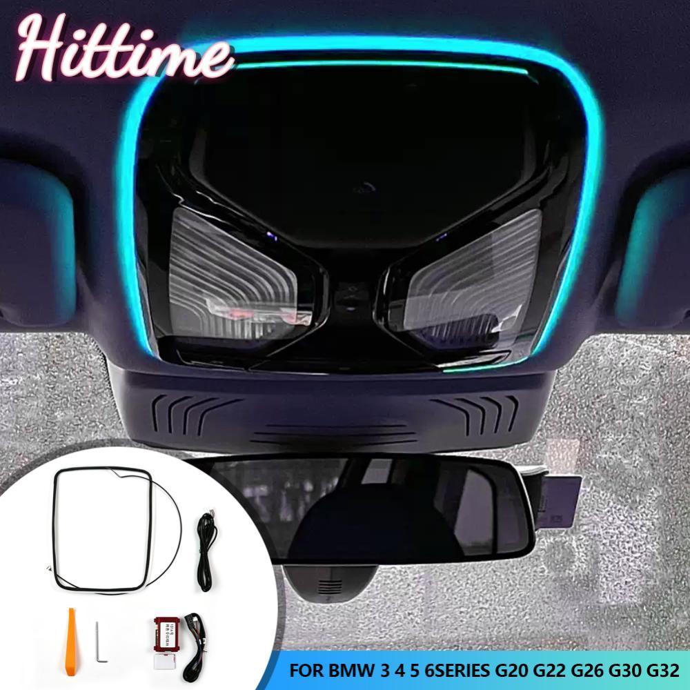HITTIME ภายในรถ LED ไฟอ่านหนังสือ Ambient โคมไฟสําหรับ BMW 3 4 5 6Series G20 G22 G26 G30 G32 K7O4