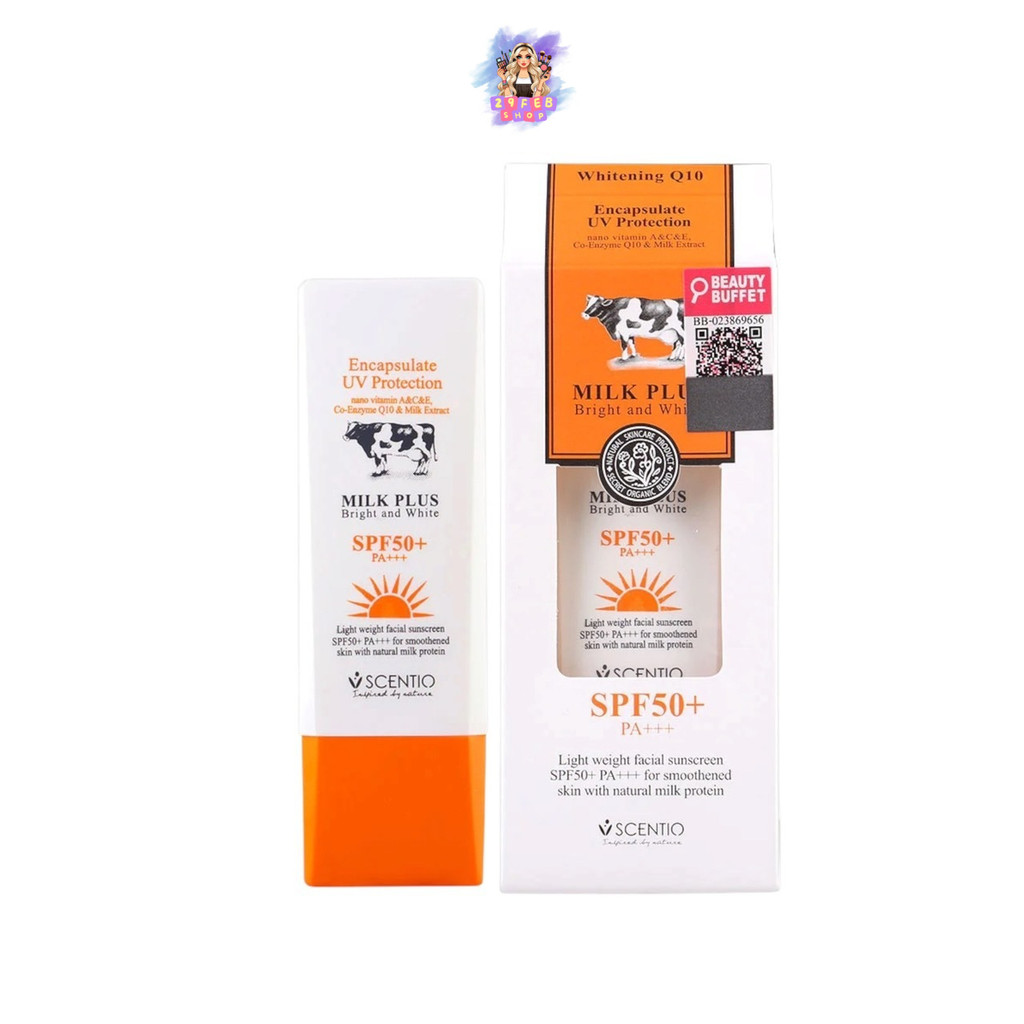 Scentio Milk Plus Encapsulate UV Protection SPF50+ PA+++ 30g 💓