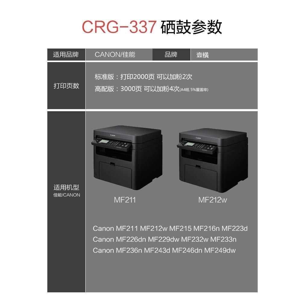 Canon MF216n MF229dw MF232w ผงหมึกดรัมซีลีเนียม