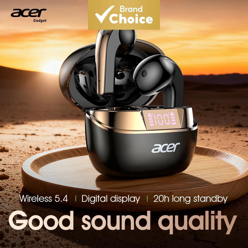 Acer OHR554 หูฟัง Type-C หูฟังสเตอริโอไร้สายหูฟัง TWS อายุการใช้งานแบตเตอรี่ยาวนานชุดหูฟังเพลงใช้ทุกวัน Travel Commute ทํางาน Office Home