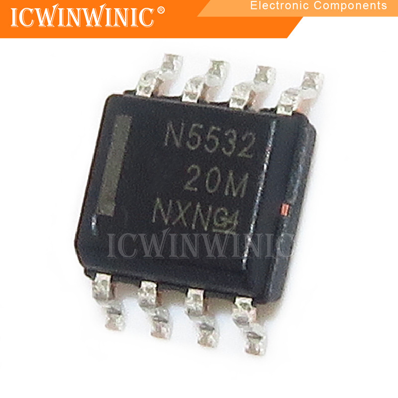 5 ชิ้น NE5532DR NE5532 SOP-8 วงจรรวม IC
