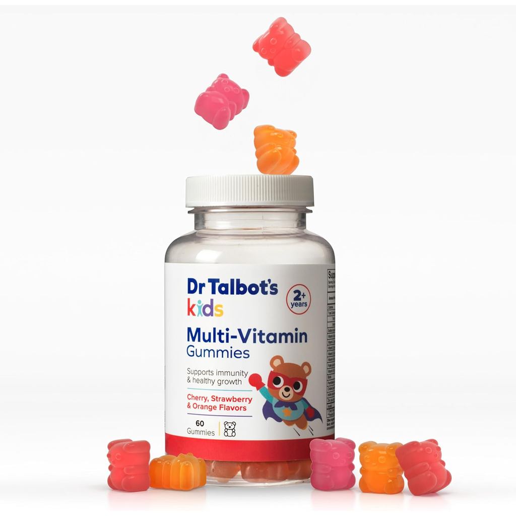 ดร. กัมมี่วิตามินรวมสําหรับเด็ก Talbot-Vitamin A, C, B-12, Childrens Zinc Immunity and Growth Suppor