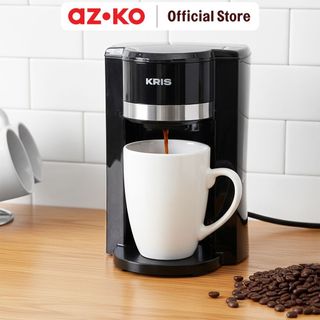 AZKO Kris Coffee Maker 125 ml 350 Watt - Hitam Mesin Kopi Pembuat Kopi Coffee Machine Alat Seduh Elektrik
