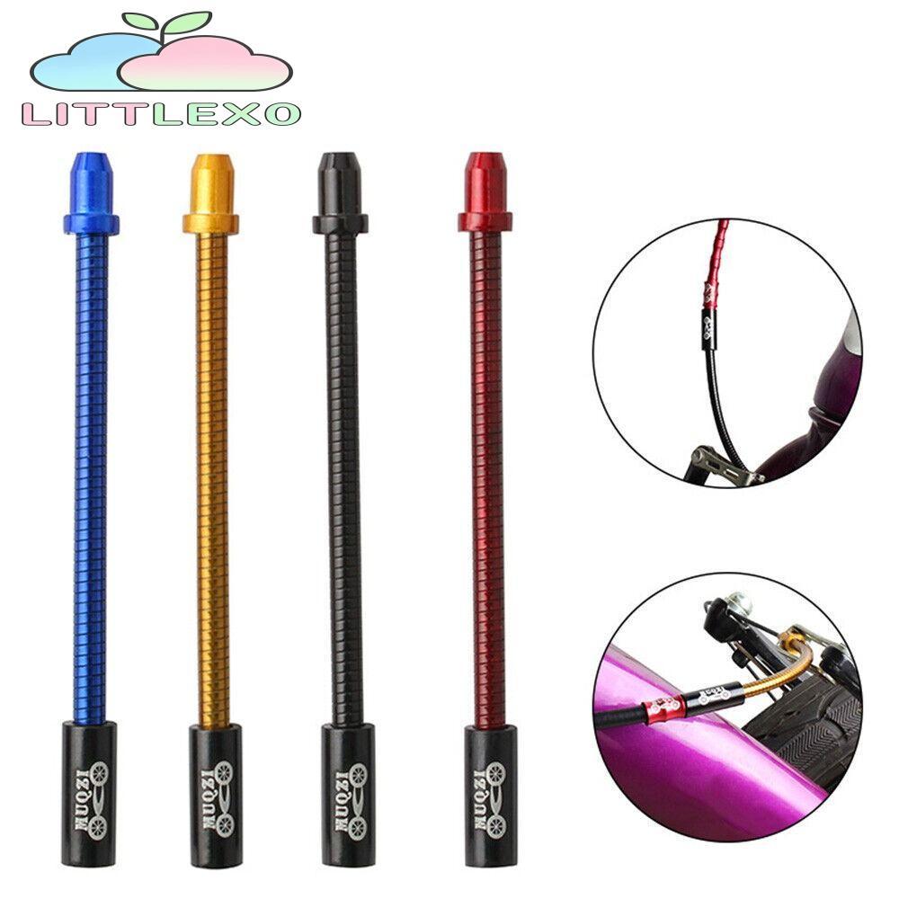 LITTLEX Bendable เบรค Bent ท่อ, สแตนเลส MTB จักรยานอุปกรณ์เสริม V เบรคข้อศอก, อลูมิเนียมอัลลอยด์ Universal Noodle Cable Guide